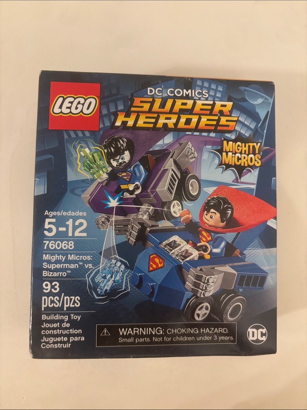 Retired set NIB LEGO 76068 Mighty Micros: Superman vs. Bizarro Factory sealed